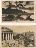 * 55 Db RÉGI Francia Városképes Lap: Párizs / 55 Pre-1945 French Town-view Postcards: Paris - Non Classés