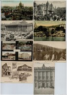 ** * 50 Db RÉGI Külföldi Városképes Lap Jó Minőségben / 50 Pre-1945 European Town-view Postcards In Good Condition - Unclassified