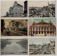 ** * 37 Db RÉGI Külföldi Városképes Lap, Vegyes Minőség / 37 Pre-1945 European Town-view Postcards, Mixed Quality - Unclassified