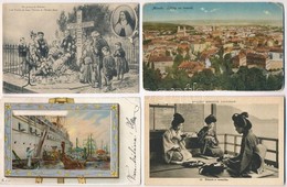 ** * 32 Db RÉGI Képeslap: Magyar, Külföld és Motívumok / 32 Pre-1945 Postcards: Hungarian, European And Motives - Ohne Zuordnung