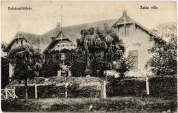 T2 1914 Balatonföldvár, Zalán Villa. Gerendai Gyula Kiadása - Zonder Classificatie