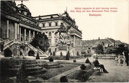 ** T1 Budapest I. Királyi Várpalota, Jenő Herceg Szobra. Divald Károly 1694-1908. - Zonder Classificatie