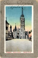 * T2/T3 1913 Budapest I. Mátyás Templom, Szentháromság Szobor (EK) - Zonder Classificatie