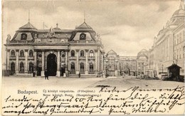 * T2/T3 1904 Budapest I. Új Királyi Várpalota Főbejárata. Ganz Antal No. 53.  (EK) - Zonder Classificatie