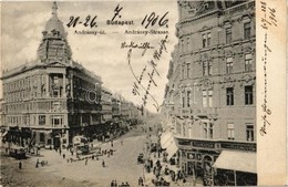 * T1/T2 1906 Budapest VI. Andrássy, Pesti Első Hazai Takarékpénztár Fiókpénztára - Zonder Classificatie