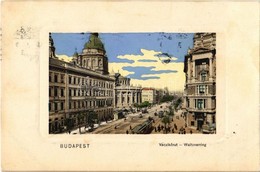 T2 1909 Budapest VI. Váci Körút (Bajcsy-Zsilinszky út), Szent István Bazilika, Villamos, Fuvarleveleket Felülvizsgáló Ir - Zonder Classificatie