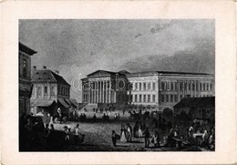 ** T2/T3 Budapest VIII. Magyar Nemzeti Múzeum, épült 1837-1847. S: Alt R. (EK) - Zonder Classificatie