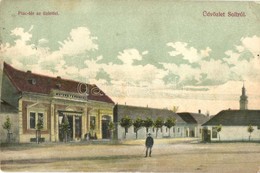 T2/T3 1910 Solt, Piac Tér, Matern Ferenc üzlete és Saját Kiadása (EK) - Zonder Classificatie