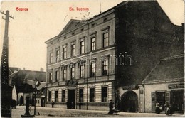 T2/T3 1909 Sopron, Evangélikus Lyceum, Nitsch György üzlete, Chemische Putzanstube. Kummert L. Utóda 425. Sz. (EK) - Zonder Classificatie