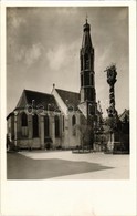 ** T1 Sopron, Bencés Templom, Szentháromság Szobor. Diebold-Gruber Foto - Zonder Classificatie