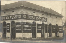 * T2/T3 1910 Szeged, Lucza József Vegyi Ruhatisztító, Kelmefestő és ágytoll-tisztító Ipartelepe. Laudon Utca 9. Photo - Zonder Classificatie