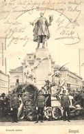 T2 Szeged, Kossuth Lajos Szobor Leleplezése 1902. Szeptember 19-én, Csendőrök Díszegyenruhában. Bartos Lipót Kiadása - Zonder Classificatie