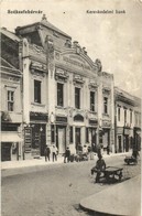 T2 1915 Székesfehérvár, Kereskedelmi Bank, Frankl Lipót, Klein Ignác, Krausz, Fenyős József üzlete - Non Classificati