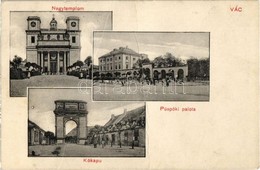T3 1913 Vác, Nagytemplom, Püspöki Palota, Kőkapu (fa) - Zonder Classificatie
