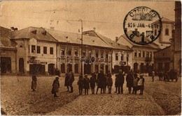 T2/T3 1926 Abrudbánya, Abrud; Piata / Utcakép Gyógyszertárral / Street View With Pharmacy (EB) - Zonder Classificatie