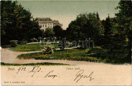 T2 1902 Arad, Salacz Park és Kastély. Bloch H. Nyomdája / Castle And Park - Zonder Classificatie