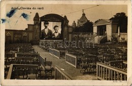 T2/T3 1926 Arad, Cinema Da Vara / Nyári Mozi, Szabadtéri Vetítés, A Vásznon 'Zoro és Huru' / Summer Cinema, Outdoor Scre - Zonder Classificatie