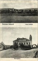 T3/T4 Árkos, Sepsiárkos, Arcus; Látkép, Községháza / General View, Town Hall (r) - Zonder Classificatie