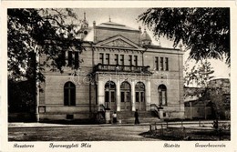 ** T1/T2 Beszterce, Bistritz, Bistrita; Iparosegyleti Ház. Kiadja Zikeli Gusztáv / Gewerbeverein / House Of Craftsmen As - Ohne Zuordnung