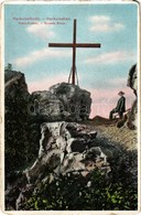 ** T2/T3 Herkulesfürdő, Baile Herculane; Fehér Kereszt / Weisses Kreuz / Cross, Hiking Spot (kopott Sarkak / Worn Corner - Non Classés