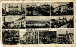 * T4 Máramarossziget, Sighetu Marmatiei; Mozaiklap / Multi-view Postcard (EM) - Zonder Classificatie