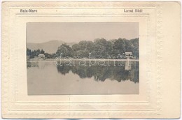 ** T3 Nagybánya, Baia Mare; Lacul Bödi. Libraria Si Tipografia Aladar Frankovits / Bódi Tó / Lake. Photo (ázott / Wet) - Zonder Classificatie