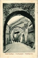 T3 1929 Nagyszeben, Hermannstadt, Sibiu; Strada Pempflinger / Pempflingergasse / Pempflinger Utca. Jos. Drotleff Nr. 95. - Zonder Classificatie