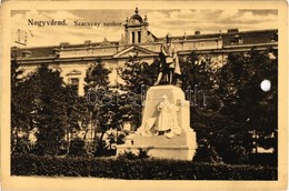 T4 1913 Nagyvárad, Oradea; Szacsvay Imre Szobor. Kiadja Benkő Arthur / Statue Of Imre Szacsvay, Martyr Of The Hungarian  - Zonder Classificatie