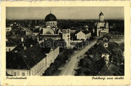 T3 Szatmárnémeti, Satu Mare; Széchenyi Utca, Görögkatolikus Székesegyház / Street View, Greek Catholic Cathedral (gyűrőd - Zonder Classificatie