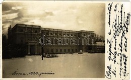 1929 Alsóárma, Orma, Arma (Málas); Malcomes Kastély Télen. Hátoldalon Malcomes Béla Báró Levele / Castle In Winter. Lett - Zonder Classificatie