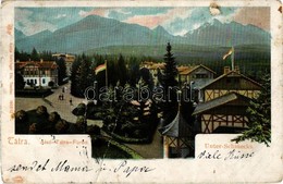 * T3 1905 Alsótátrafüred, Tátrafüred, Unter-Schmecks, Dolny Smokovec (Tátra, Magas Tátra, Vysoké Tatry); Nyaralók, Száll - Non Classés