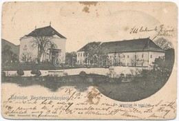 * T4 1901 Besztercebánya, Banská Bystrica; Evangélikus Templom és Paplak, Lelkészlak. Kiadja Sonnenfeld Mór / Lutheran C - Zonder Classificatie