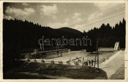 T2 ~1934 Felsőzúgó-fürdő, Ruzsbachfürdő, Bad Ober Rauschenbach, Kúpele Vysné Ruzbachy; Strand / Swimming Pool, Spa. Foto - Ohne Zuordnung