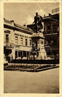 T2/T3 Komárom, Komárnó; Városháza, Klapka Szobor / Town Hall, Statue '1938 Komárom Visszatért' So. Stpl  (EK) - Zonder Classificatie