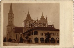 T2 1917 Lőcse, Levoca; Városház / Town Hall. Photo + 'K.u.K. Reservespital In Lőcse' - Zonder Classificatie