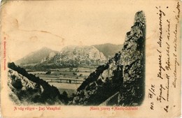 T3 1903 Manin Szoros, Manin Schlucht, Manínska Tiesnava  (Szulyó Hegység, Súlovské Vrchy); A Vág Völgye. Kiadja Gansel L - Zonder Classificatie