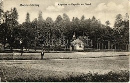 T4 1916 Modor-Föveny, Modra; Kapelle Am Sand / Kápolna. Kiadja May Samu / Chapel (lyuk / Hole) - Zonder Classificatie