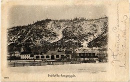 T4 1907 Nándorvölgy, Valkovna; Svábolka Hengergyár Télen / Svabolka Cylinder Factory In Winter (r) - Non Classés