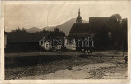 T2/T3 1924 Okolicsnó, Okolicné, Okolicno (Liptószentmiklós); Utcakép és Templom / Street View With Church (EK) - Non Classés