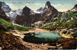 ** T2 Tátra, Tatry; Zöld-tó. Cattarino S. Utóda Földes Samu Kiadása / Grüner See / Zelené Pleso / Lake - Zonder Classificatie