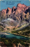 ** T2/T3 Tátra, Tatry; Felkai-tó és Völgy, Gránátfal. Feitzinger Ede Nr. 232. / Velické Pleso, Velické Dolina / Lake, Va - Zonder Classificatie