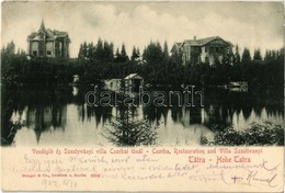 T2/T3 1902 Tátra, Tatry; Csorba-tó, Szentiványi Villa / Strbské Pleso / Hotel, Lake (EK) - Zonder Classificatie
