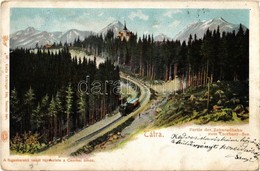 T2/T3 1901 Tátra, Tatry; Fogaskerekű Vasút A Csorba-tóhoz. Kiadja Feitzinger Ede 4. Bt. / Zahnradbahn Zum Csorbaer-See / - Zonder Classificatie