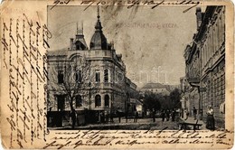 T3 1904 Zsolna, Sillein, Zilina; Kossuth Lajos Utca, üzlet / Street View, Shop (fa) - Zonder Classificatie
