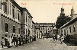 * T2/T3 Ungvár, Uzshorod, Uzhorod; Városháza és Püspöki Palota. Kiadja Völgyi József 1615. / Town Hall, Bishop's Palace  - Zonder Classificatie