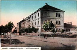 ** T1 Pancsova, Pancevo; Ferenc József Laktanya. Horovitz Kiadása / Military Barracks - Unclassified