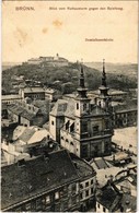 T2/T3 Brno, Brünn; Blick Vom Rathausturm Gegen Den Spielberg, Dominikanerkirche / Church, Castle  (fl) - Non Classés