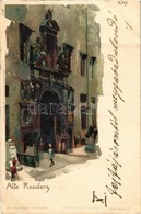 * T2/T3 München, Munich; Alte Residenz / Old Residence, Velten's Künstlerpostkarte No. 99. Litho S: Kley (Rb) - Ohne Zuordnung