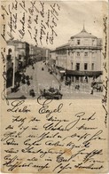 T2/T3 1902 Moscow, Moskau, Moscou; Street View With Horse-drawn Tram, Shops (EK) - Ohne Zuordnung