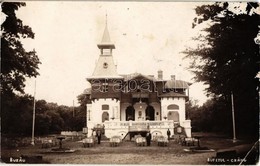 T2/T3 1937 Buzau, Bodzavásár; Bufetul Crang / Restaurant, Buffet, Park. Photo (EK) - Ohne Zuordnung